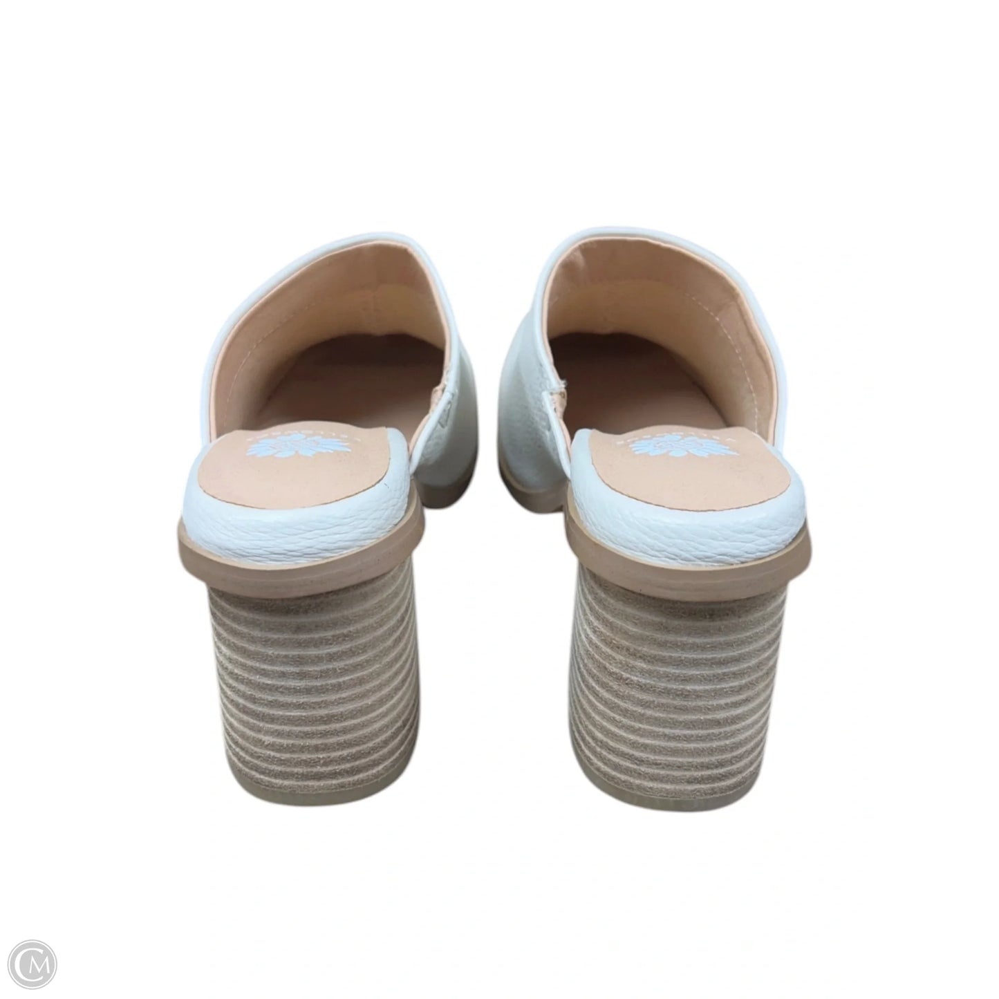 Shoes Heels Block By Yellow Box In White, Size: 6.5