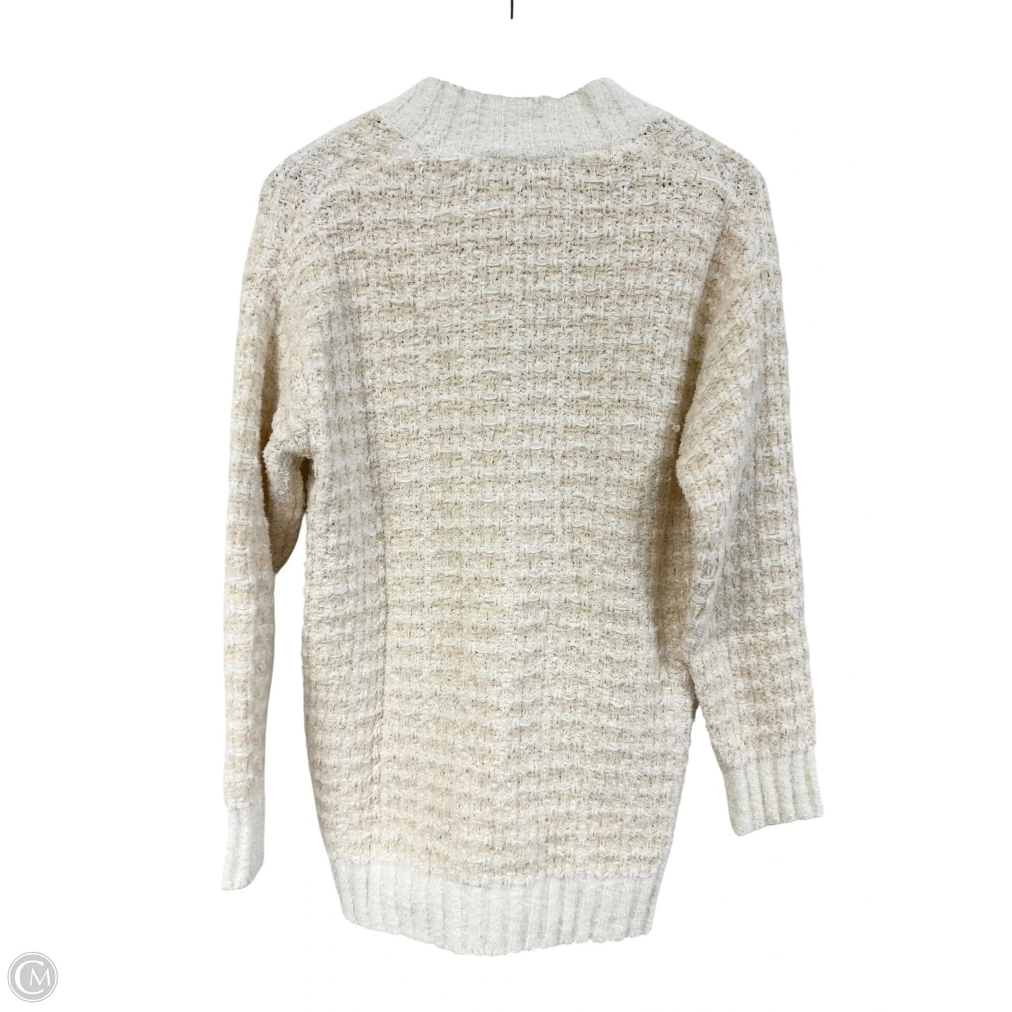 Sweater Cardigan By Ann Taylor In White, Size: M