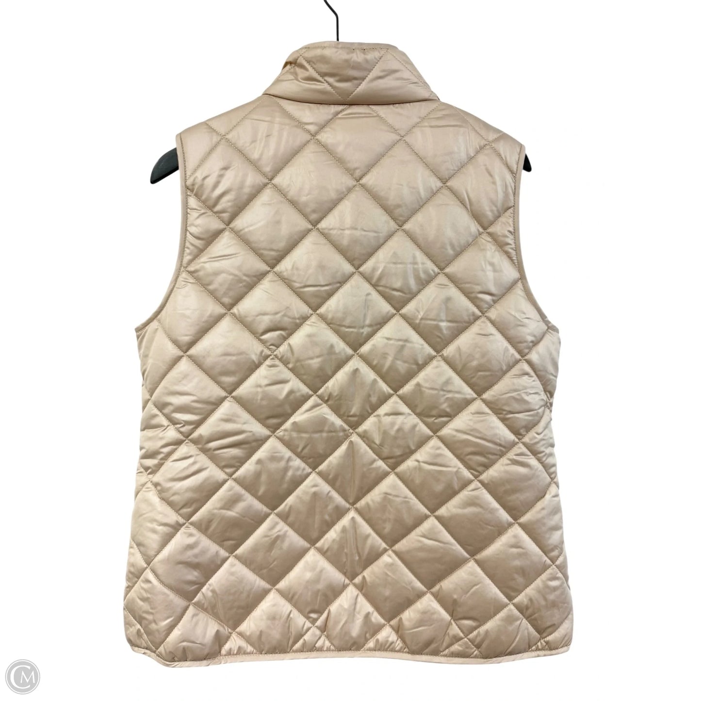Vest Designer By Kate Spade In Gold, Size: L