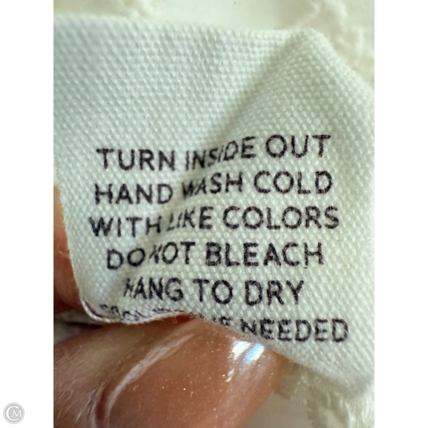 Top Short Sleeve By Blu Pepper In White, Size: L