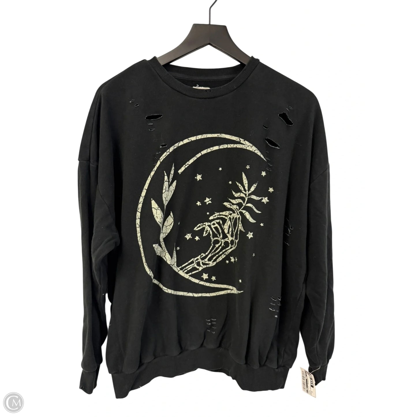 Sweatshirt Crewneck By Cmc In Black, Size: Xs