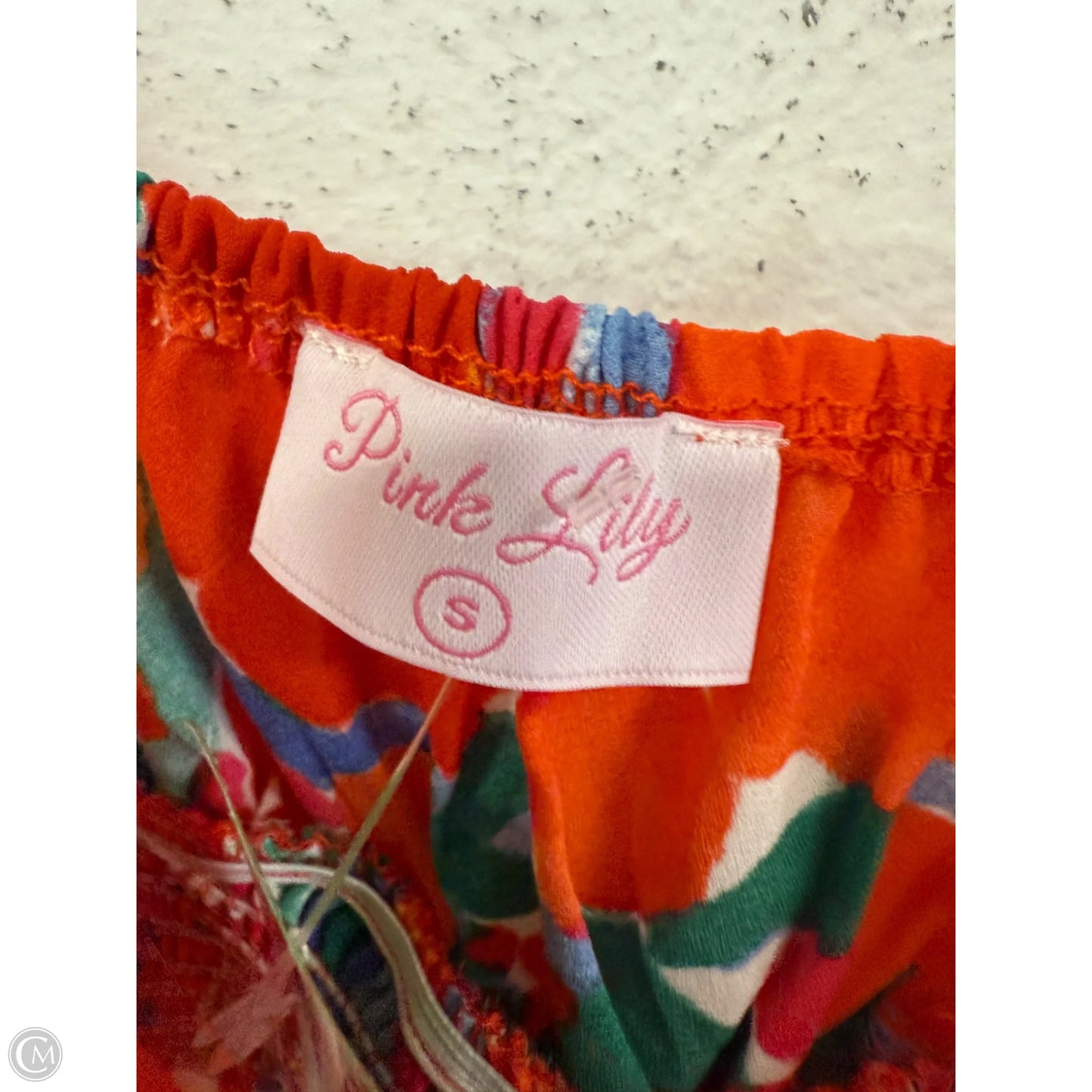 Top Sleeveless By Pink Lily In Floral Print, Size: S