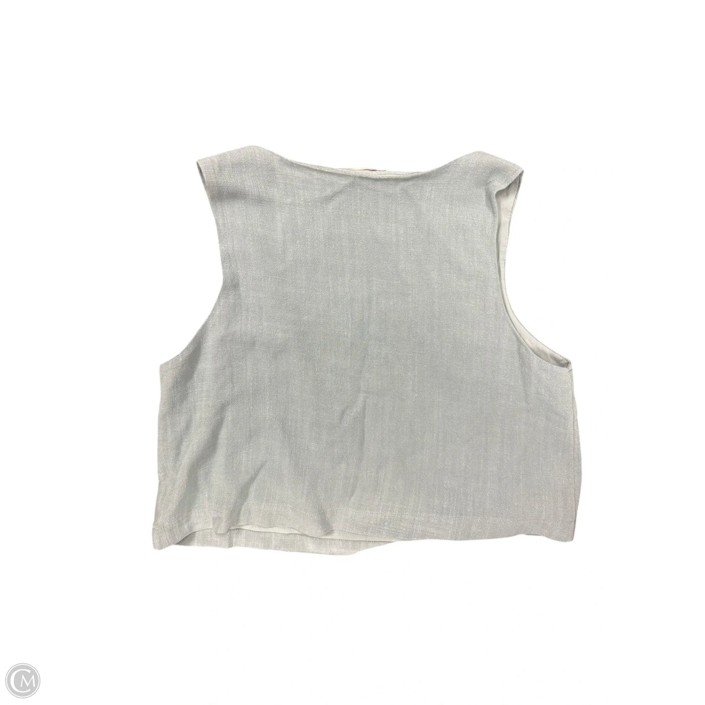 Top Sleeveless By Cmc In Green, Size: S