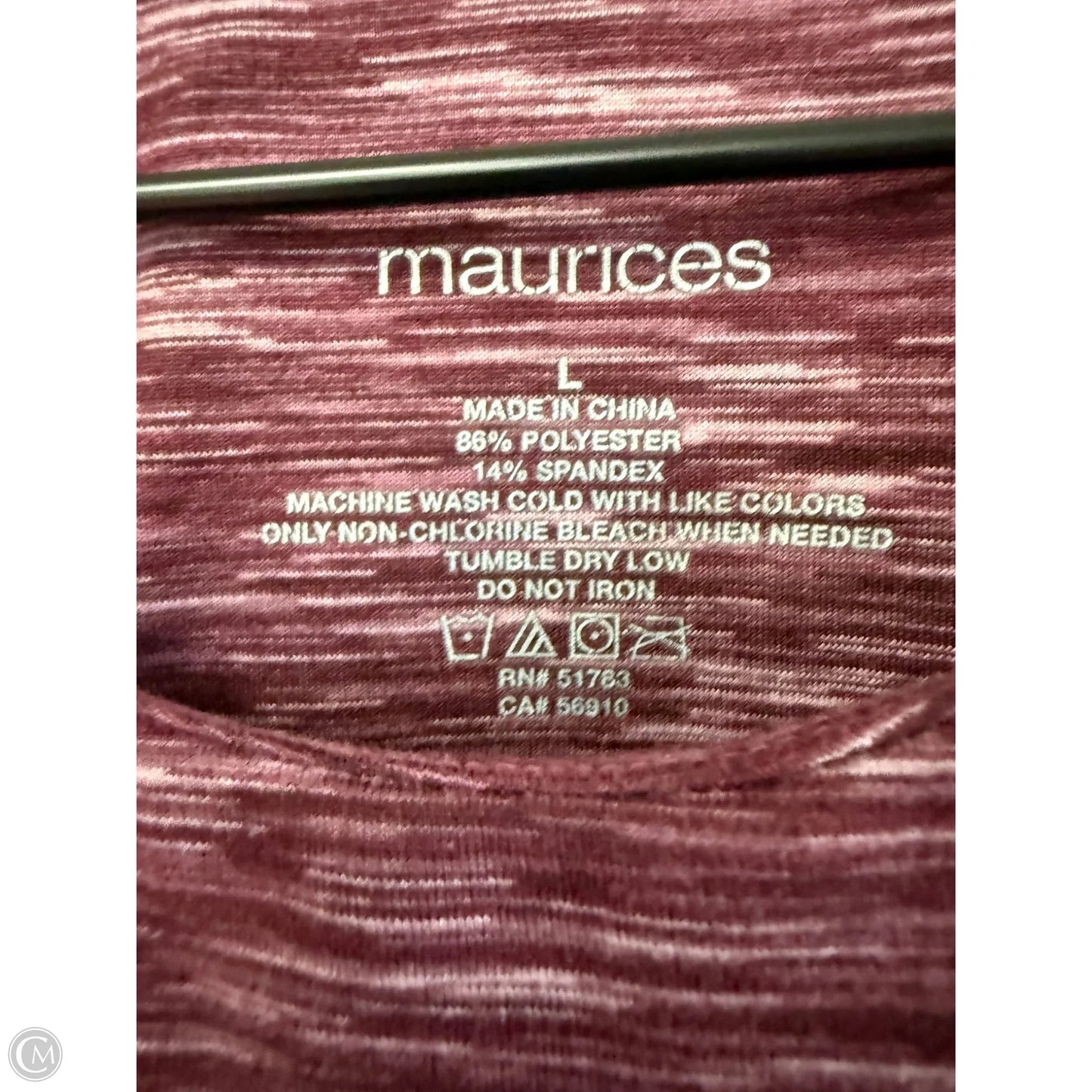 Athletic Tank Top By Maurices In Purple, Size: L