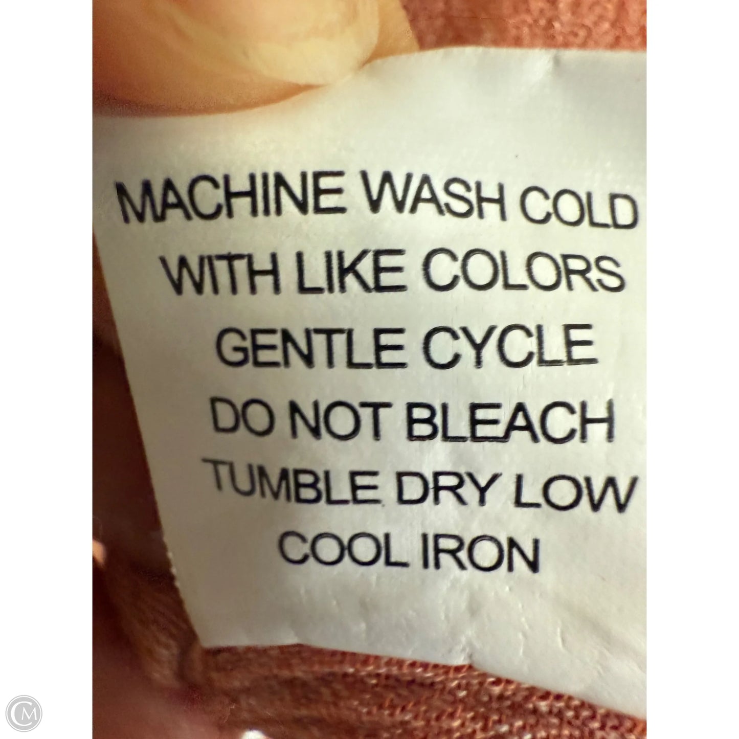 Top 3/4 Sleeve By Moa Moa In Orange, Size: M