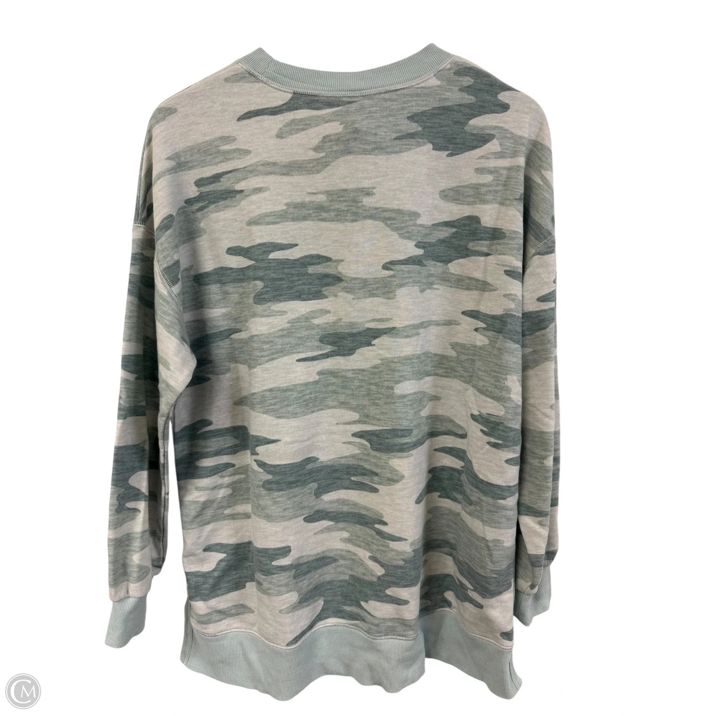 Sweatshirt Crewneck By Old Navy In Camouflage Print, Size: S
