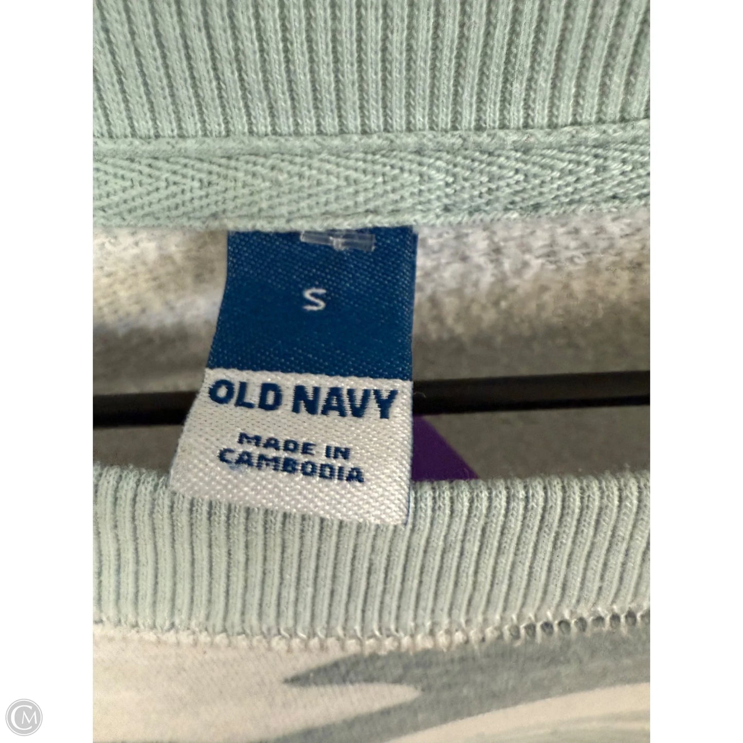Sweatshirt Crewneck By Old Navy In Camouflage Print, Size: S