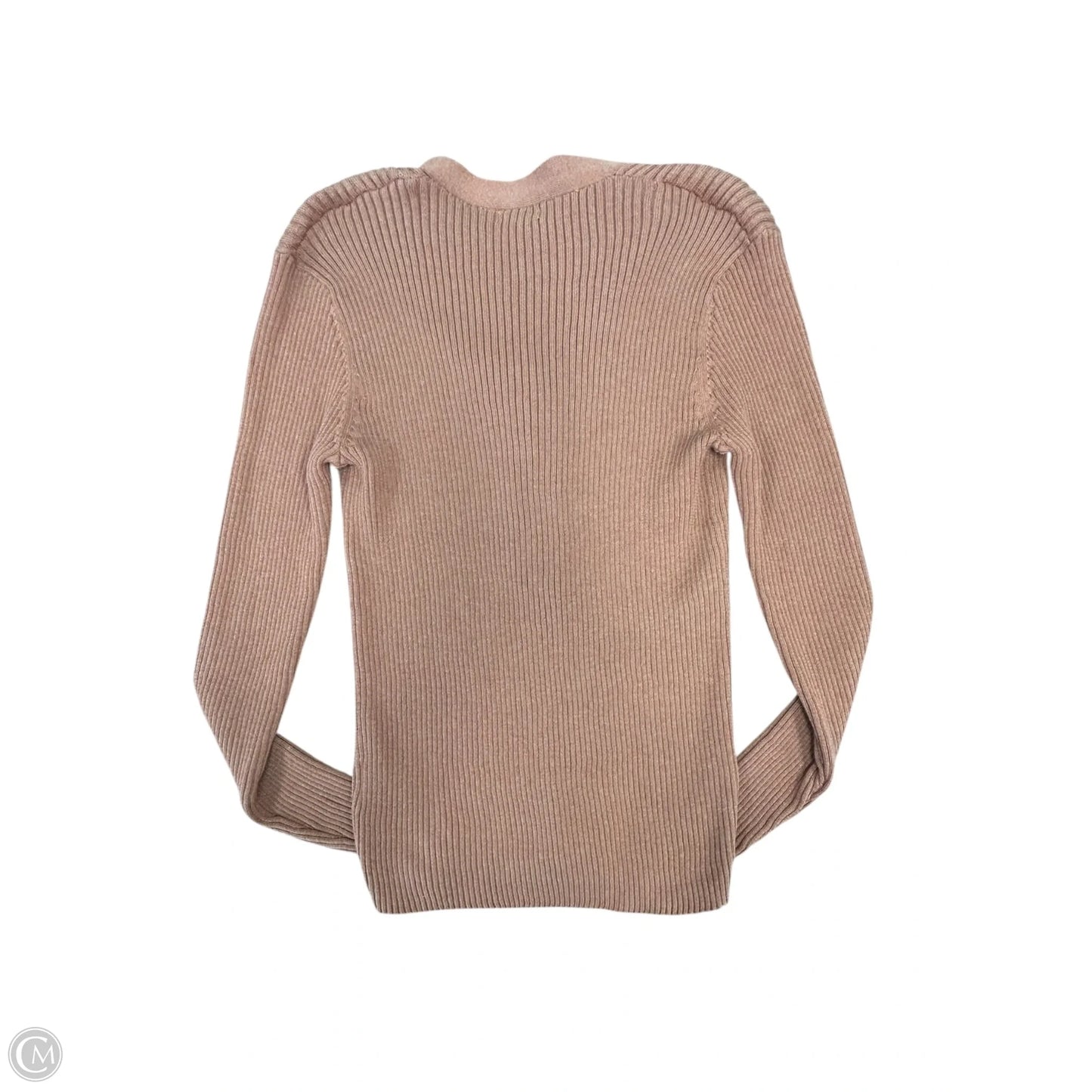 Top Long Sleeve By Mittoshop In Brown, Size: L