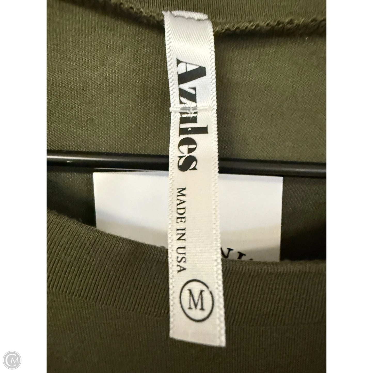 Top Long Sleeve By Azules In Green, Size: M