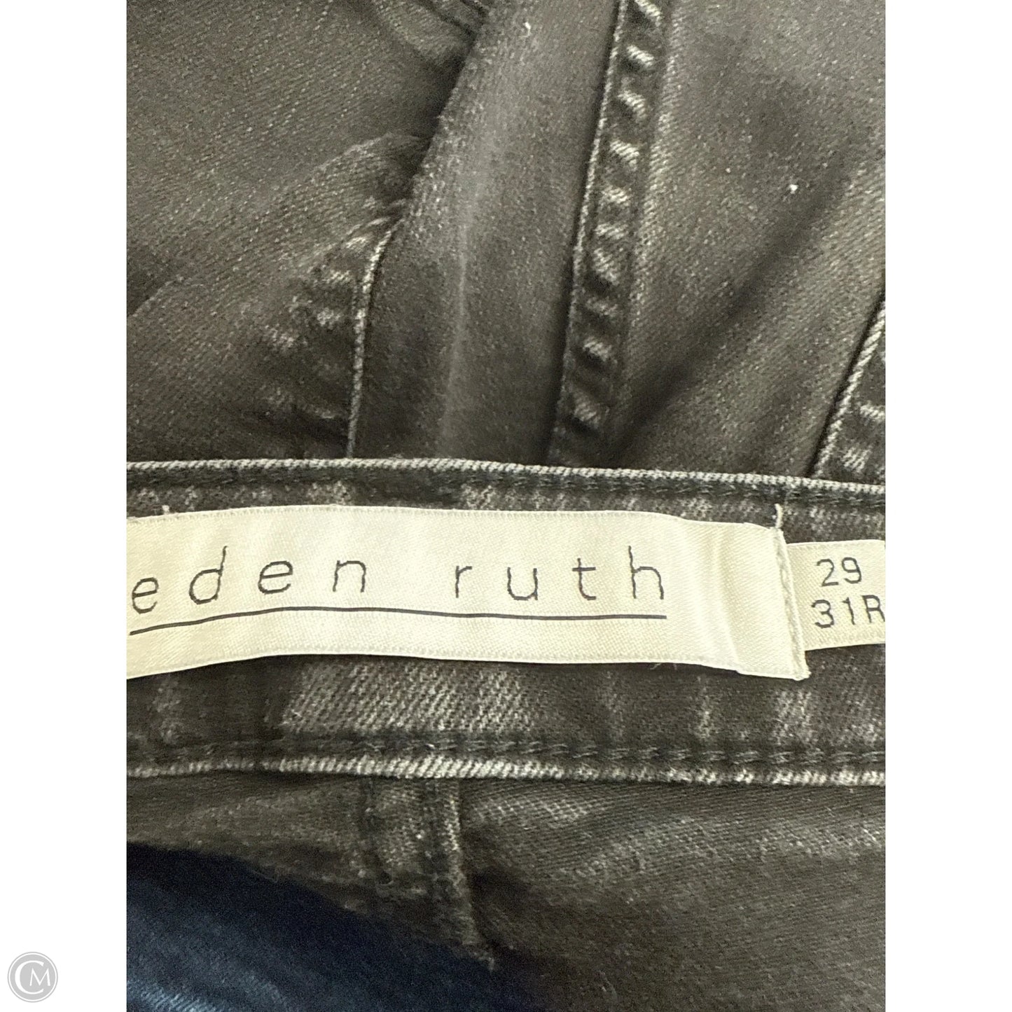 Jeans Skinny By Cme In Black Denim, Size: 8