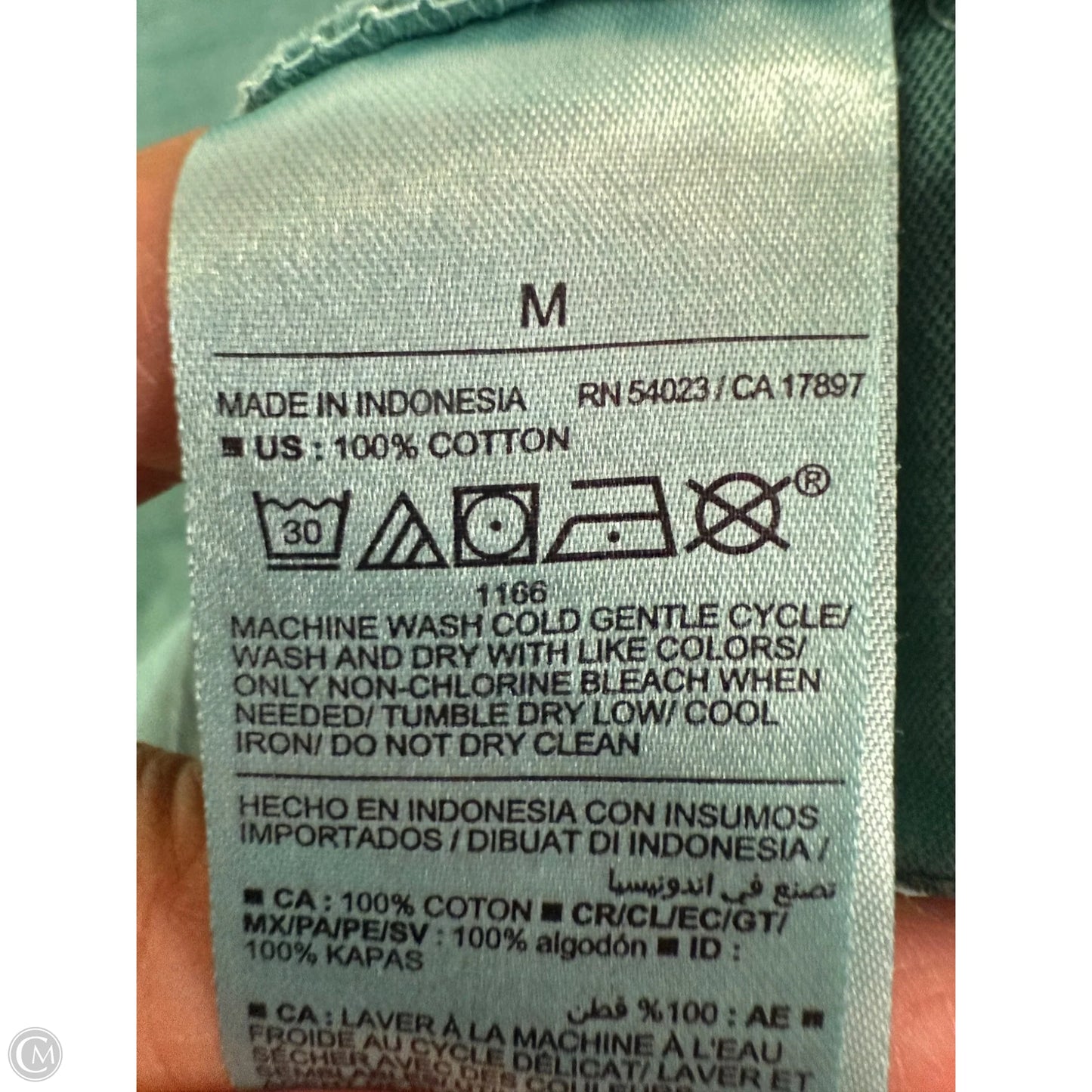 Top Long Sleeve By Old Navy In Green, Size: M