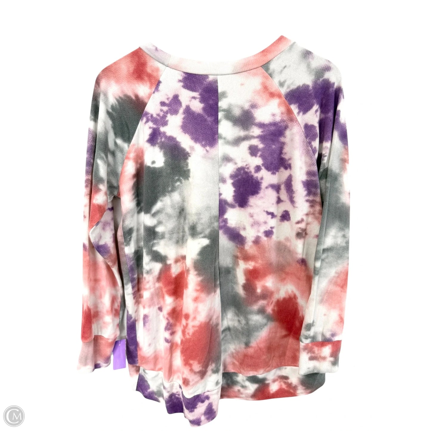 Top Long Sleeve By Cme In Multi-colored, Size: S