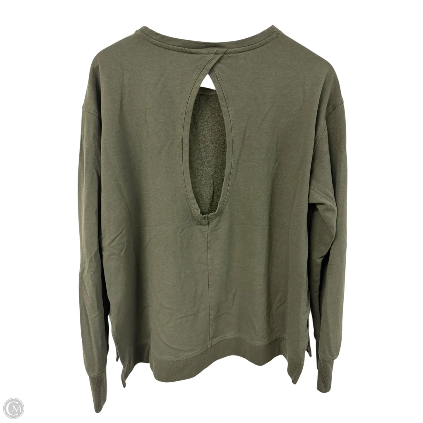 Top Long Sleeve By Victorias Secret In Green, Size: L