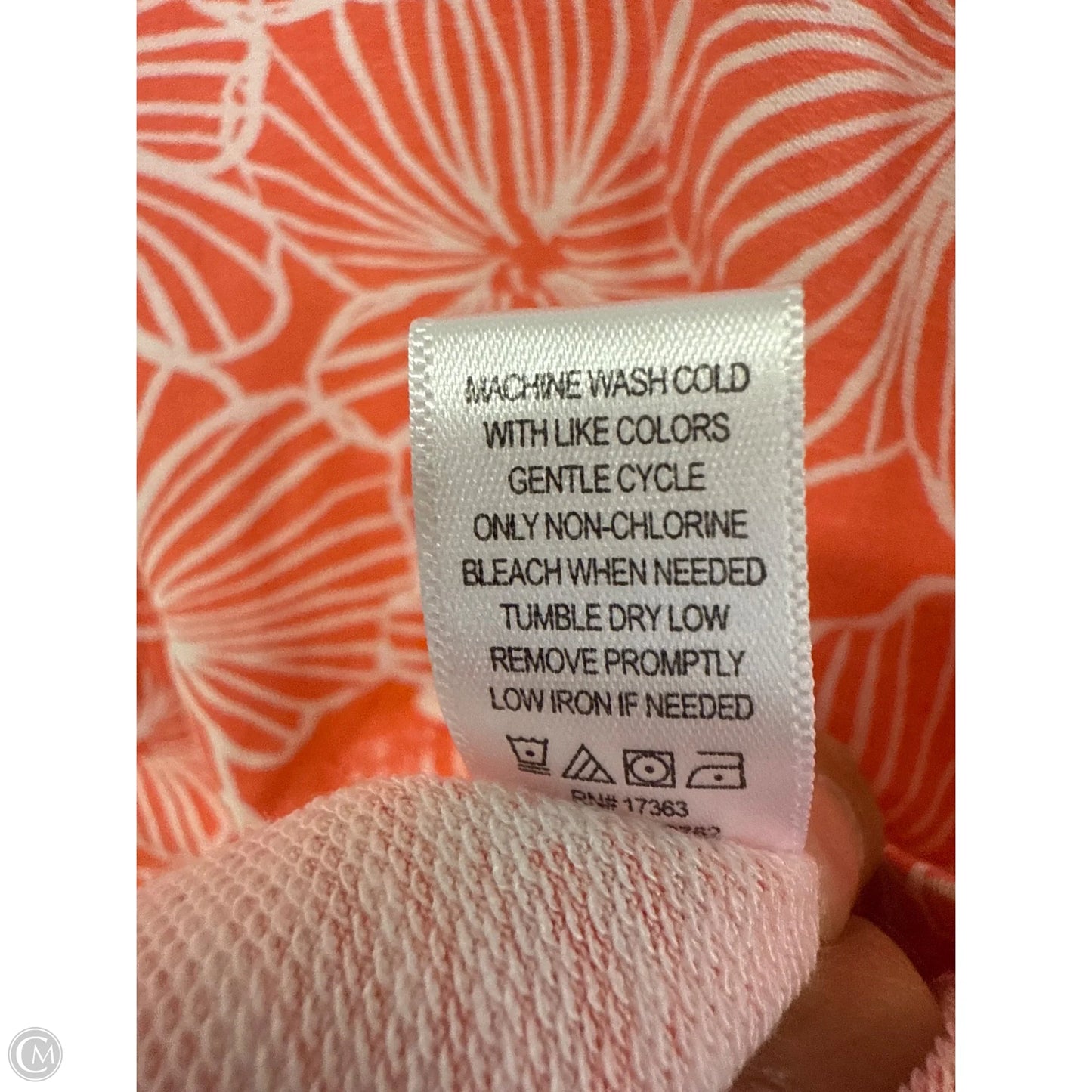 Top Long Sleeve By Koolaburra By Ugg In Pink & White, Size: S