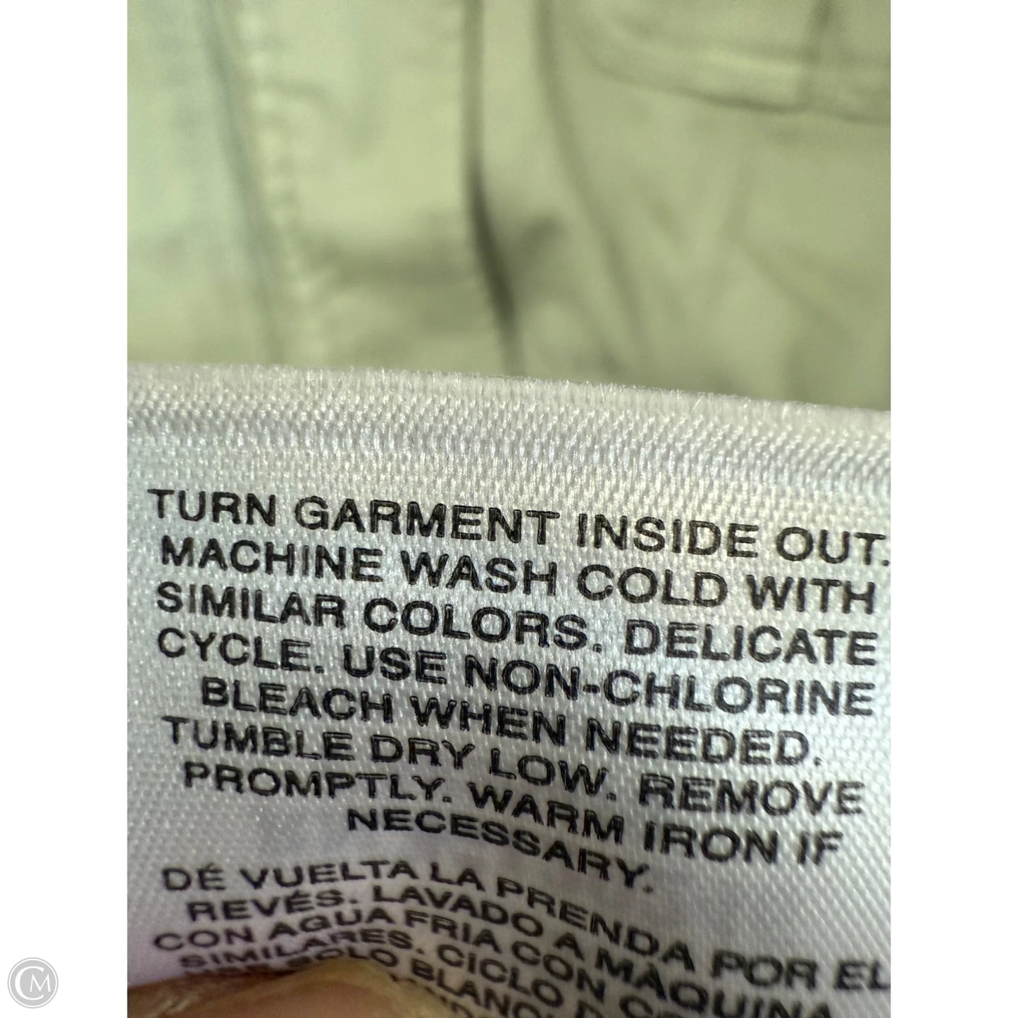 Jacket Denim By Kensie In Green Denim, Size: Xl