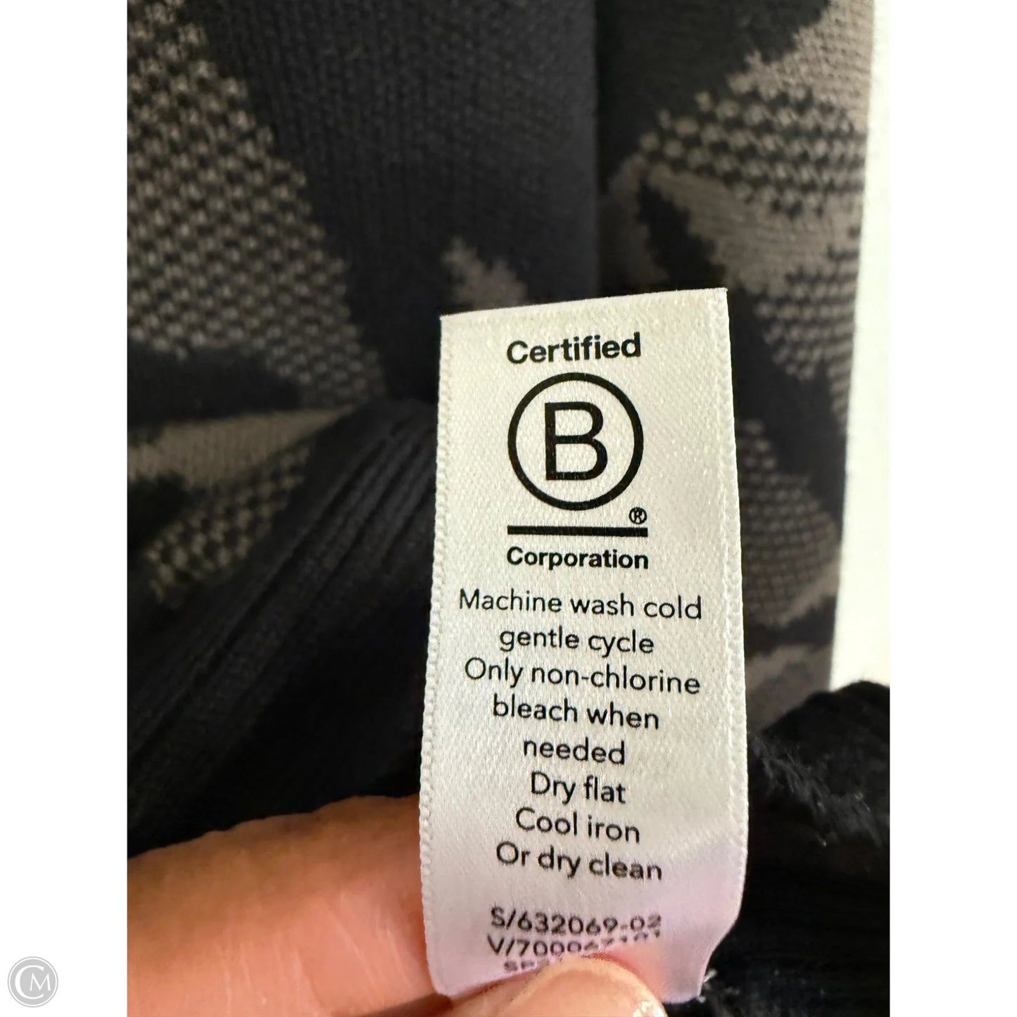 Sweater By Athleta In Black & Grey, Size: S