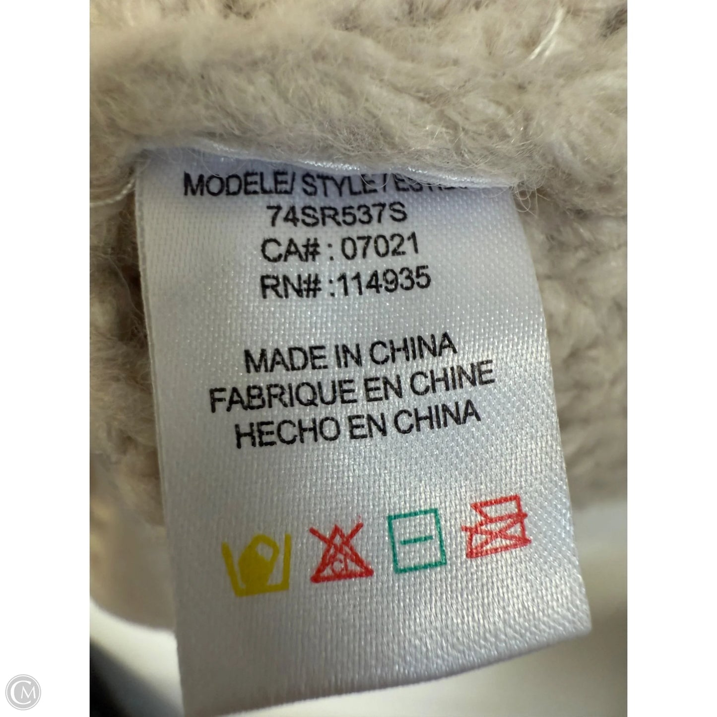 Sweater By Rd Style In Cream, Size: M