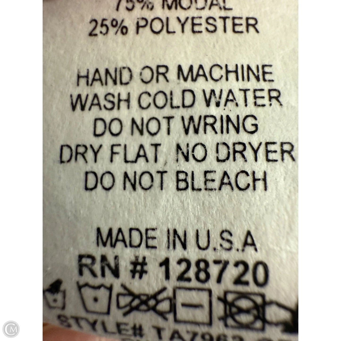 Top Short Sleeve By Alya In Blue, Size: S