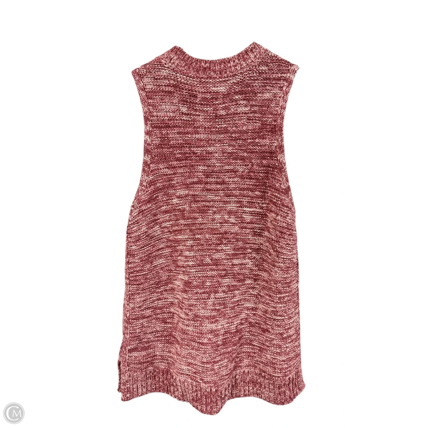 Vest Sweater By Loft In Mauve, Size: S
