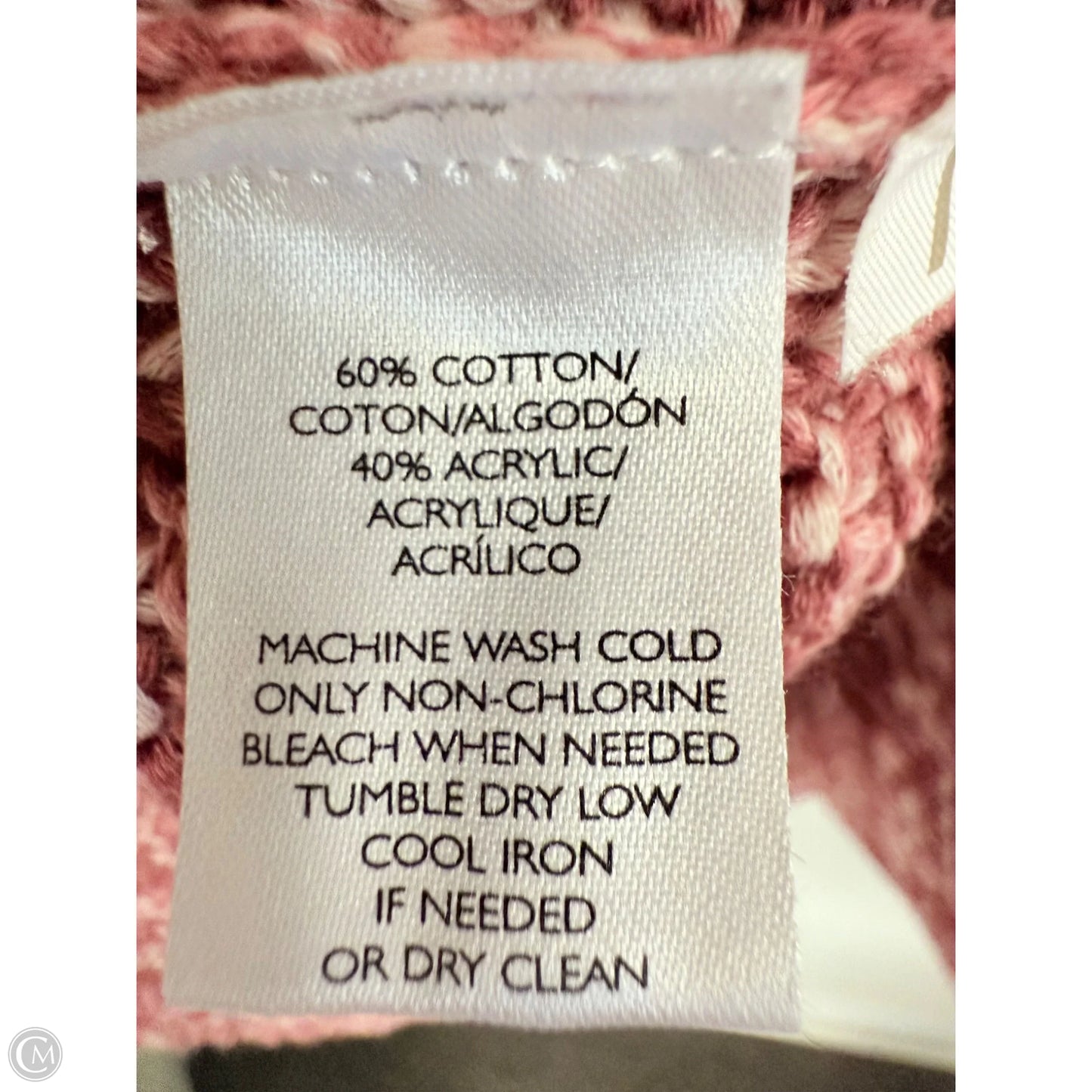 Vest Sweater By Loft In Mauve, Size: S