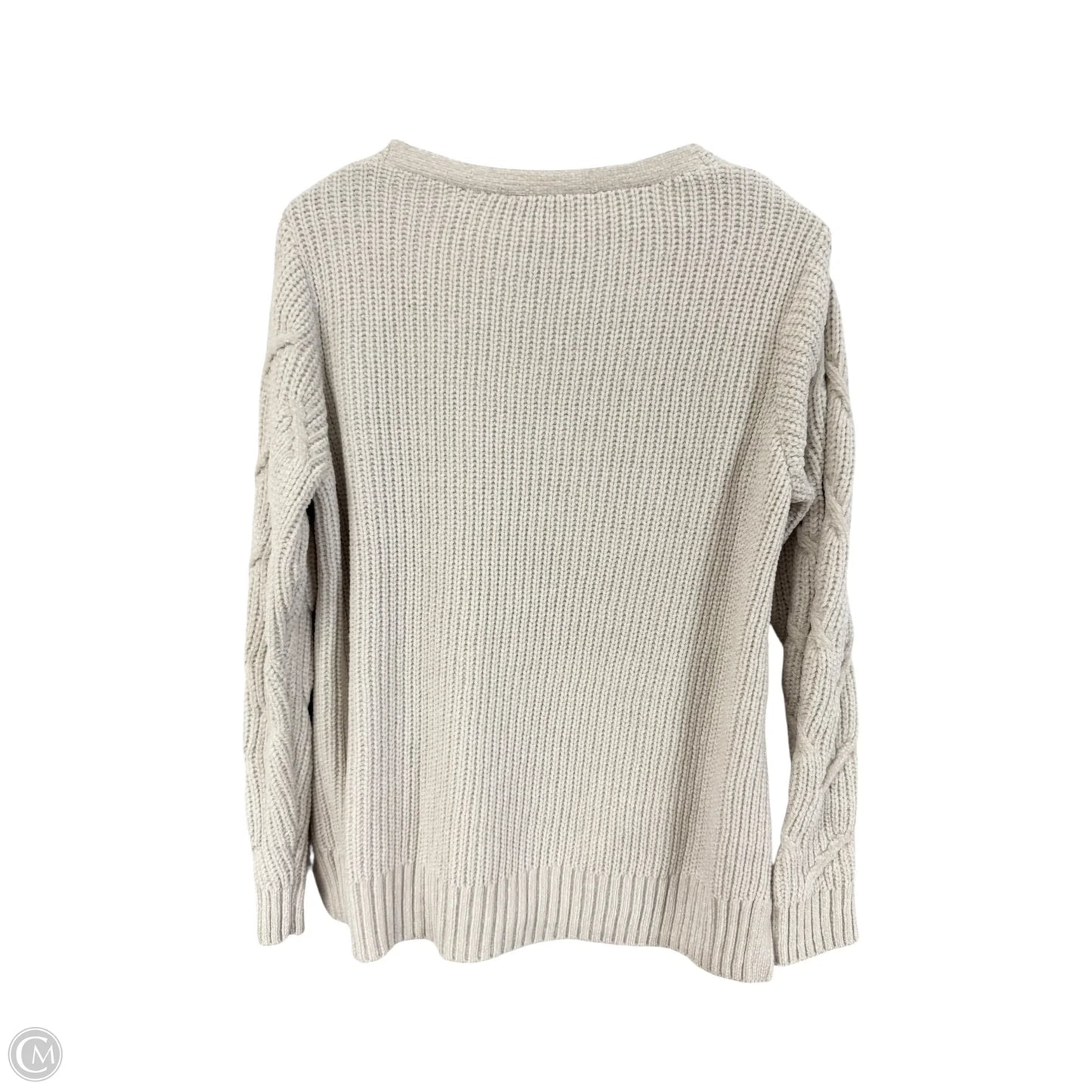 Sweater By Soft Surroundings In Cream, Size: L