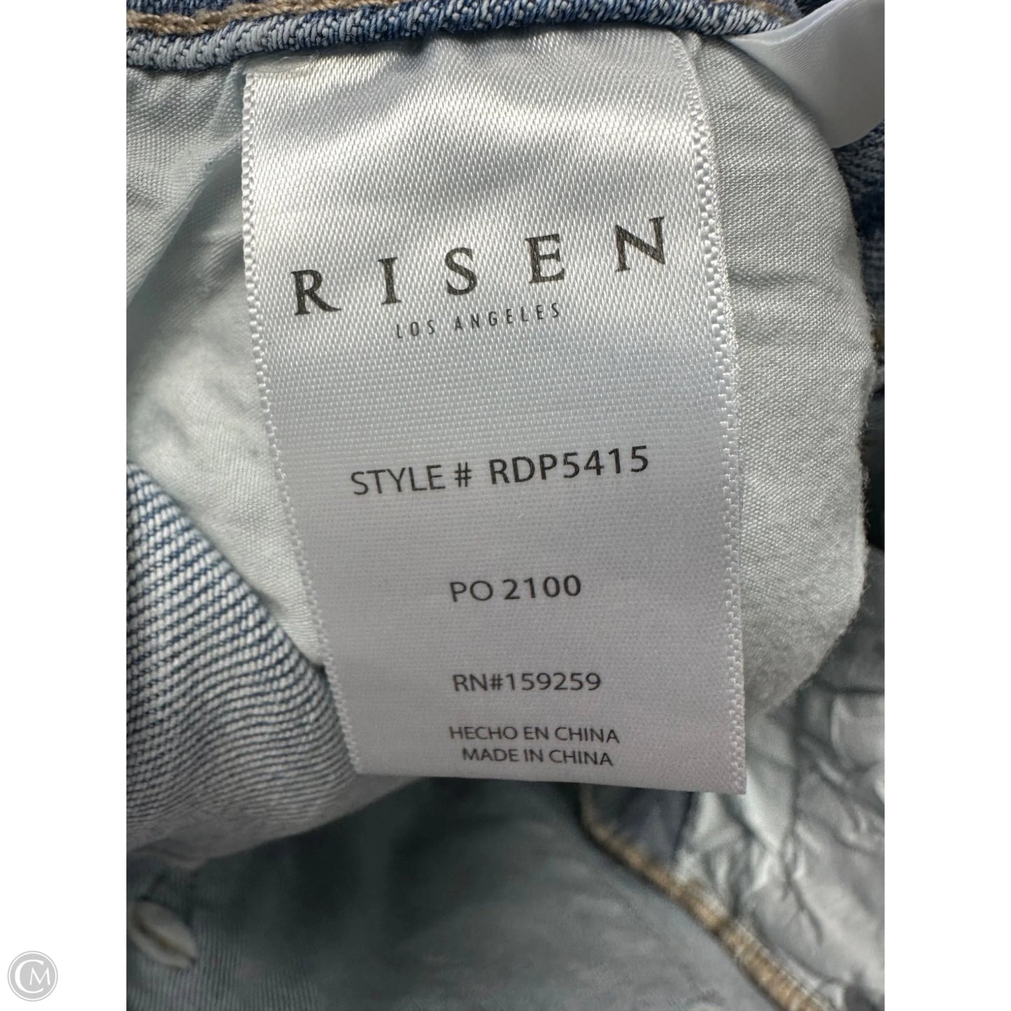 Jeans Flared By Risen In Blue Denim, Size: 6