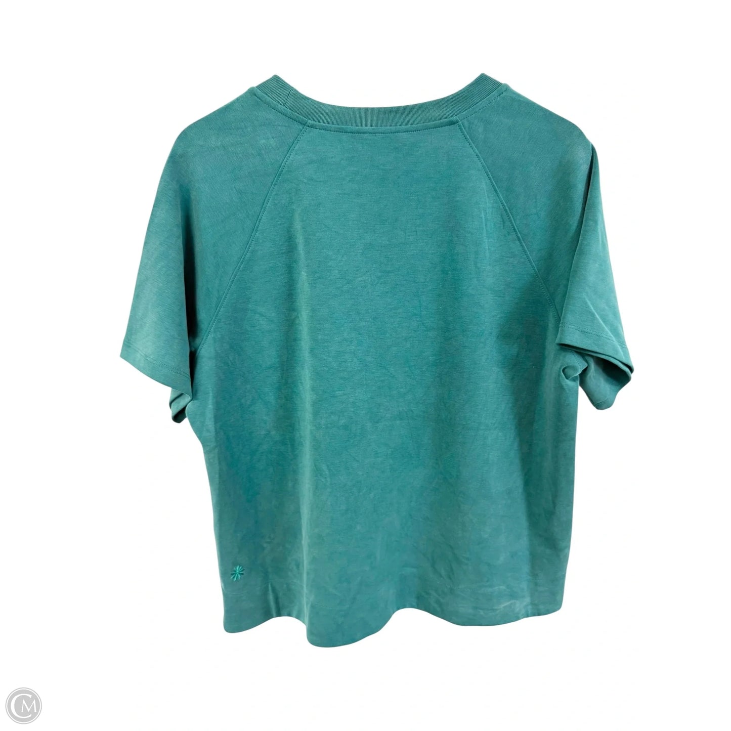 Top Short Sleeve Basic By Athleta In Teal, Size: M