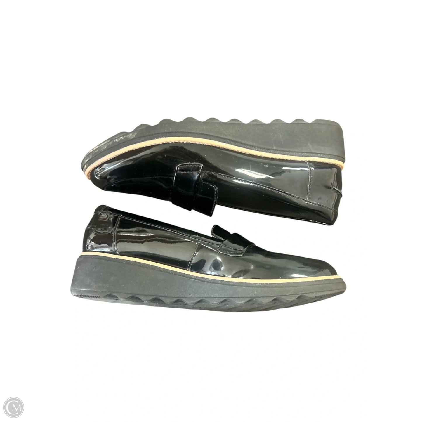 Shoes Flats By Clarks In Black, Size: 9