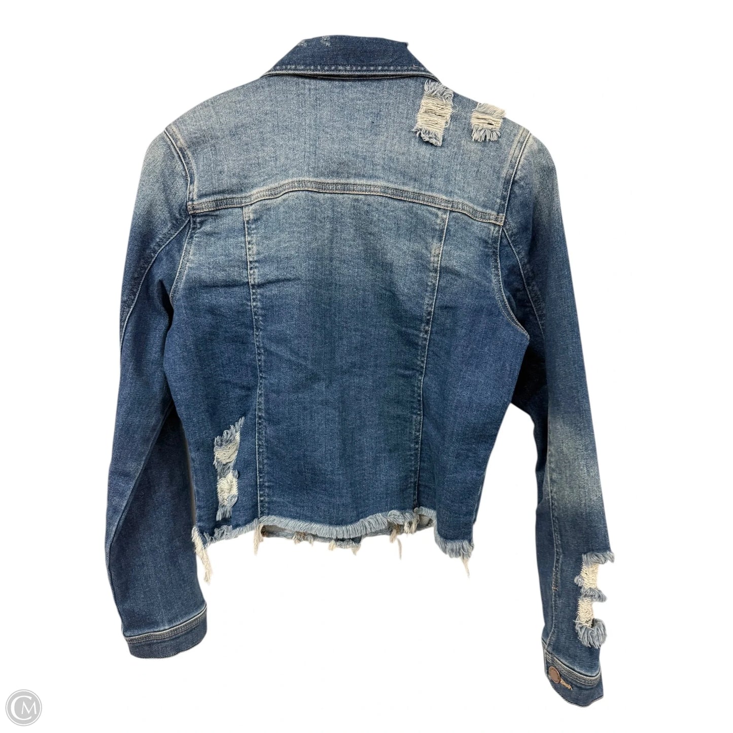 Jacket Denim By Risen In Blue Denim, Size: M