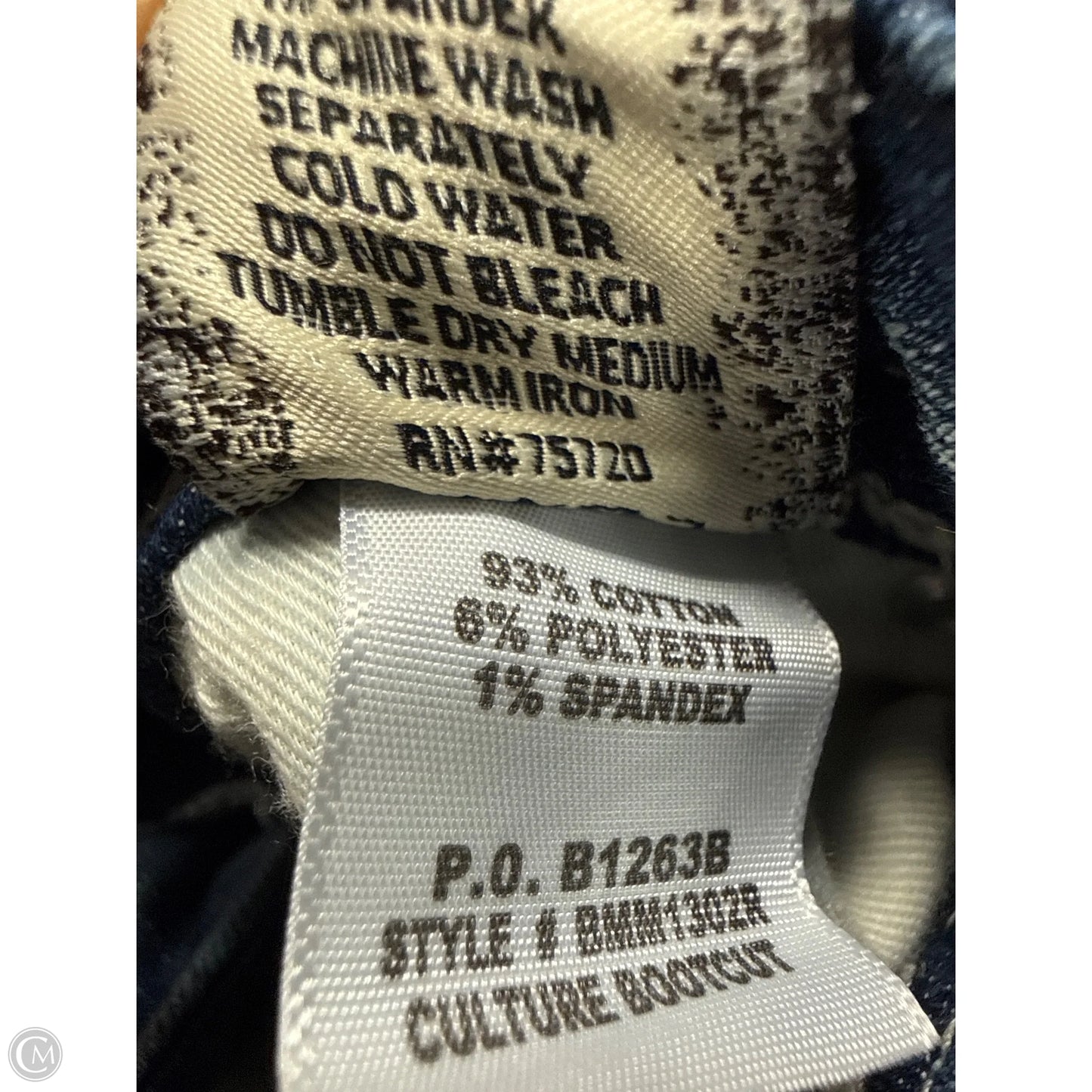 Jeans Boot Cut By Bke In Blue Denim, Size: 6