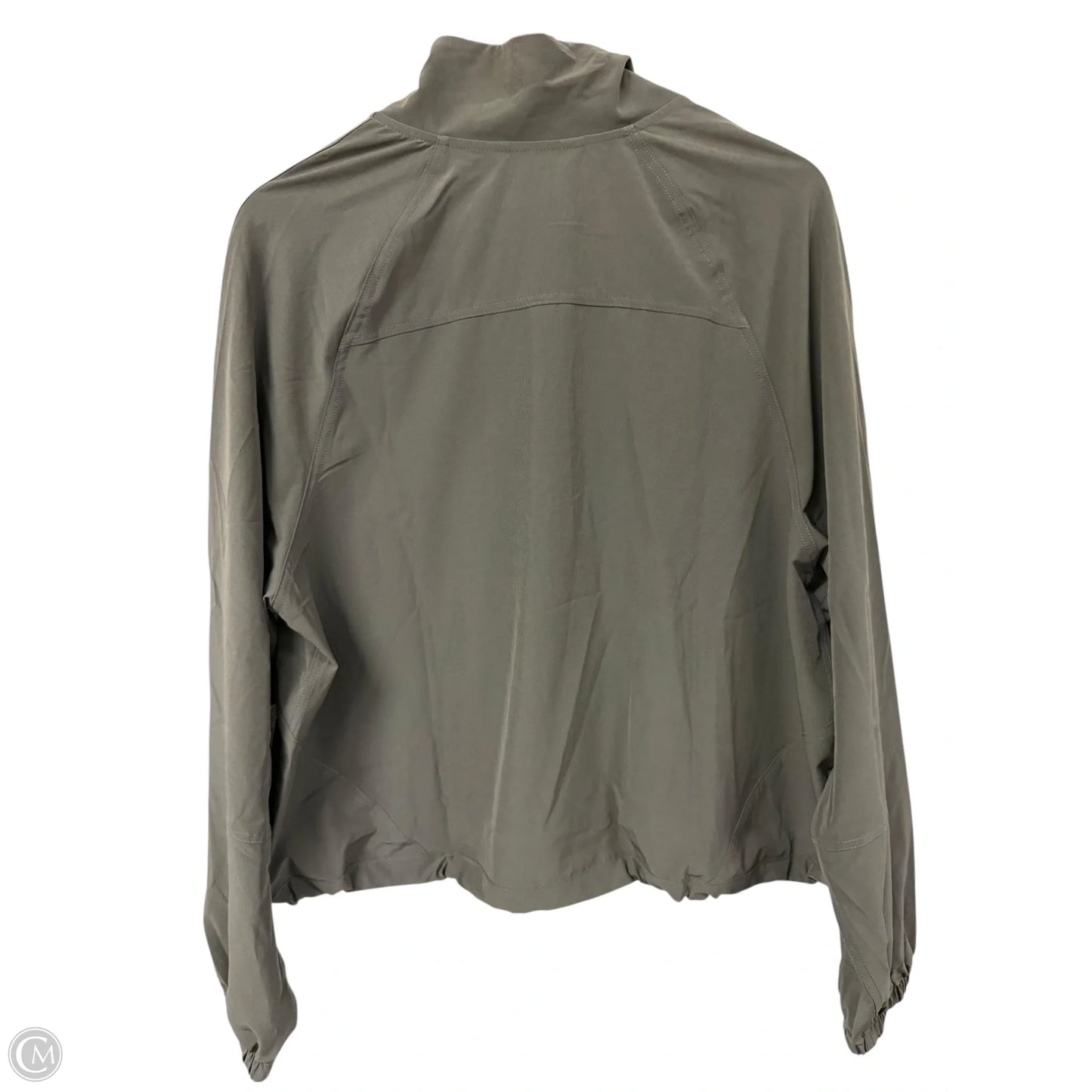 Jacket Windbreaker By Rae Mode In Grey, Size: L