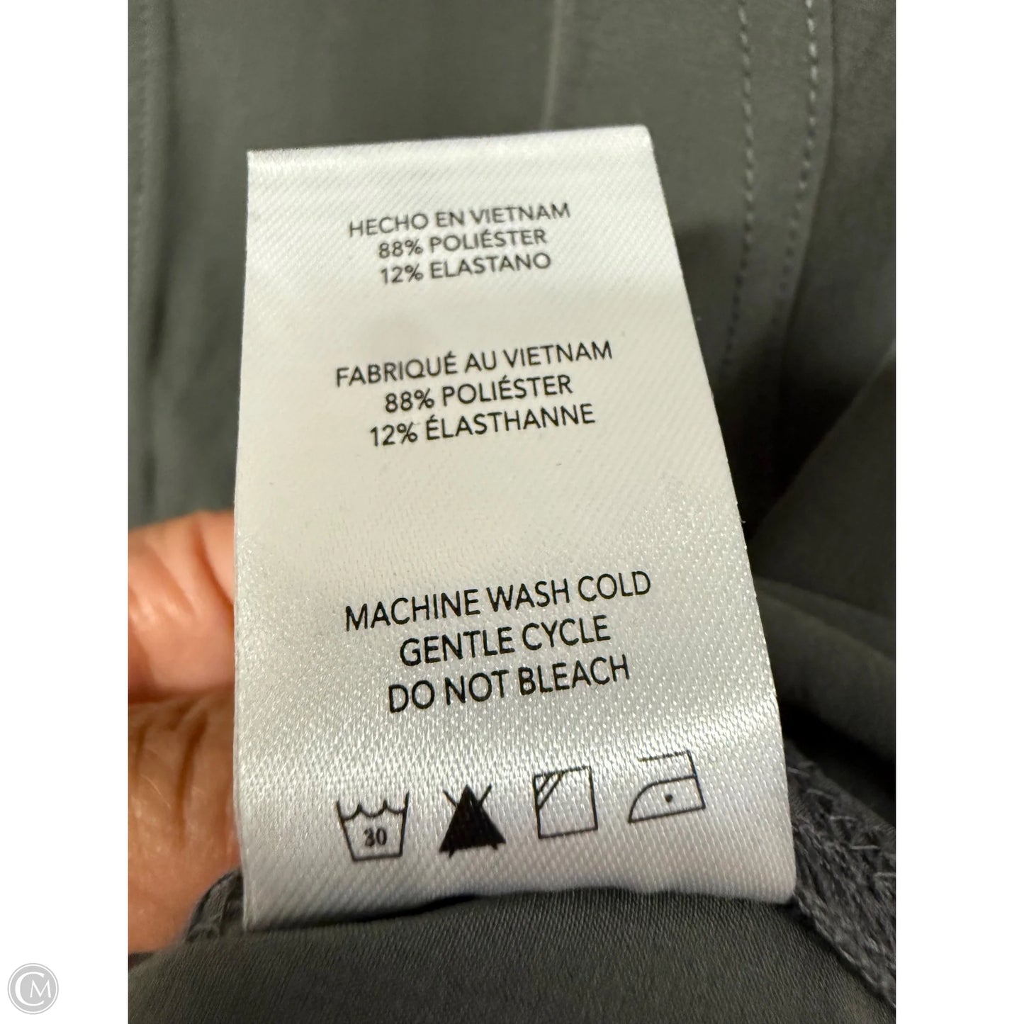 Jacket Windbreaker By Rae Mode In Grey, Size: L