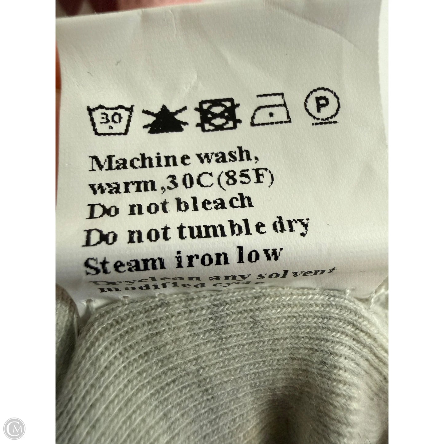 Top Long Sleeve By Clothes Mentor In Grey & Orange, Size: S