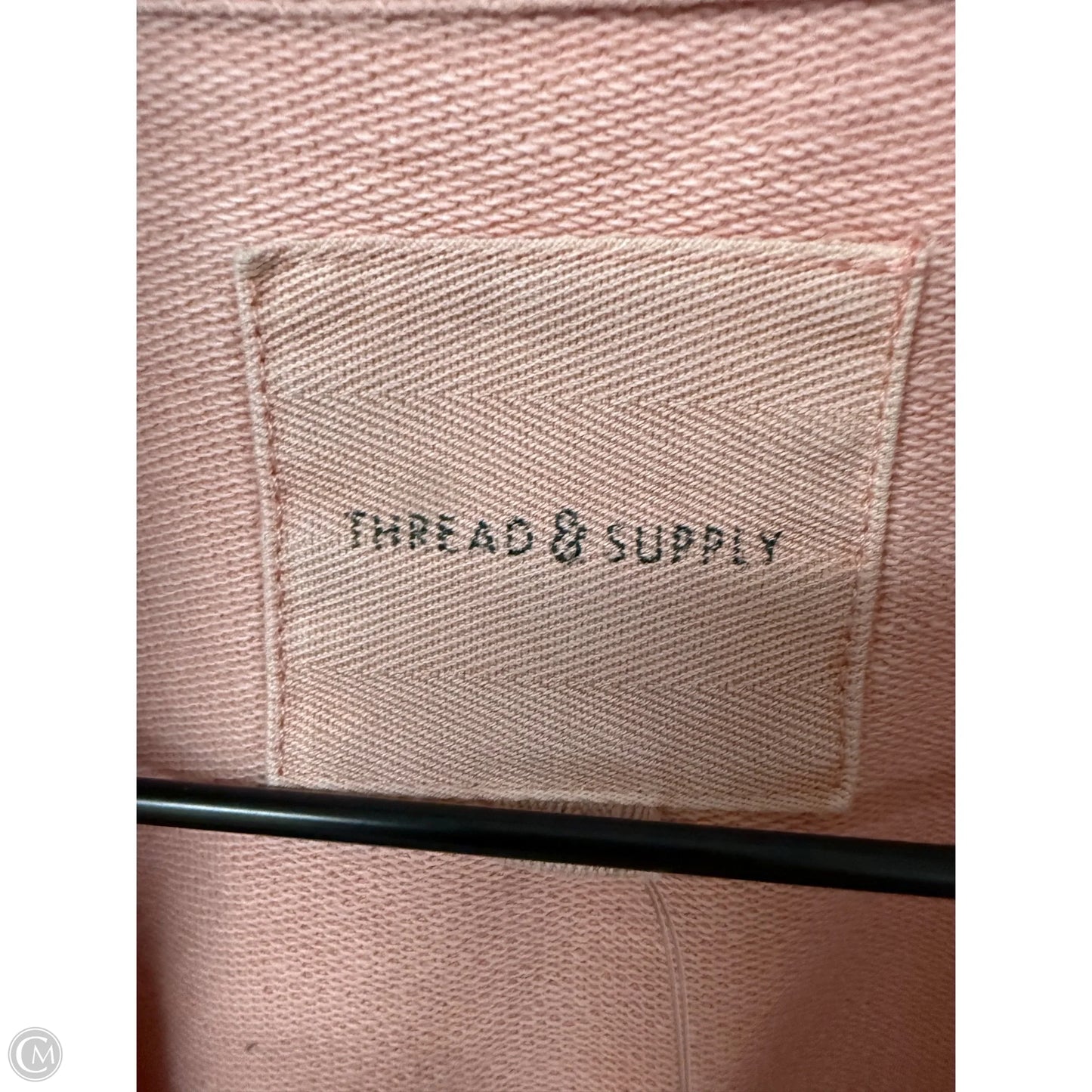 Jacket Shirt By Thread And Supply In Pink, Size: M