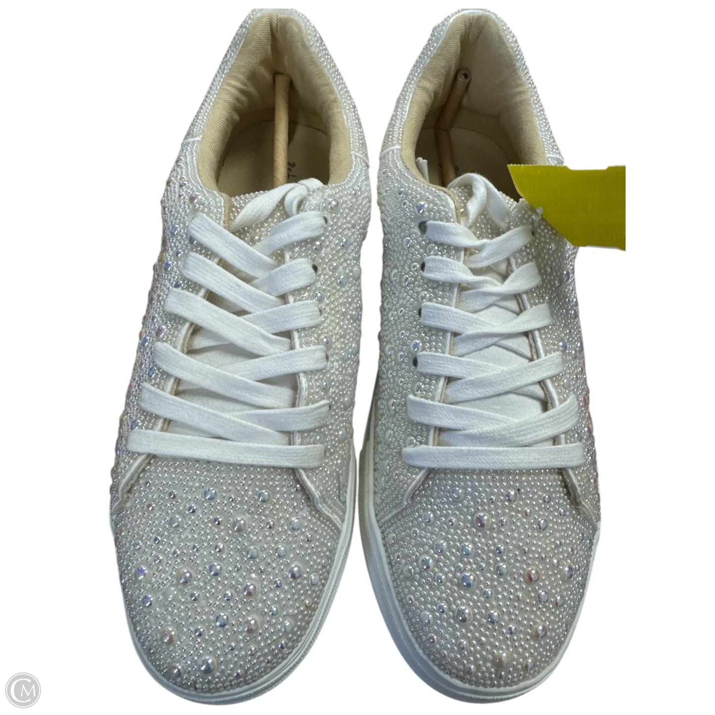 Shoes Sneakers Platform By Betsey Johnson In White, Size: 8.5
