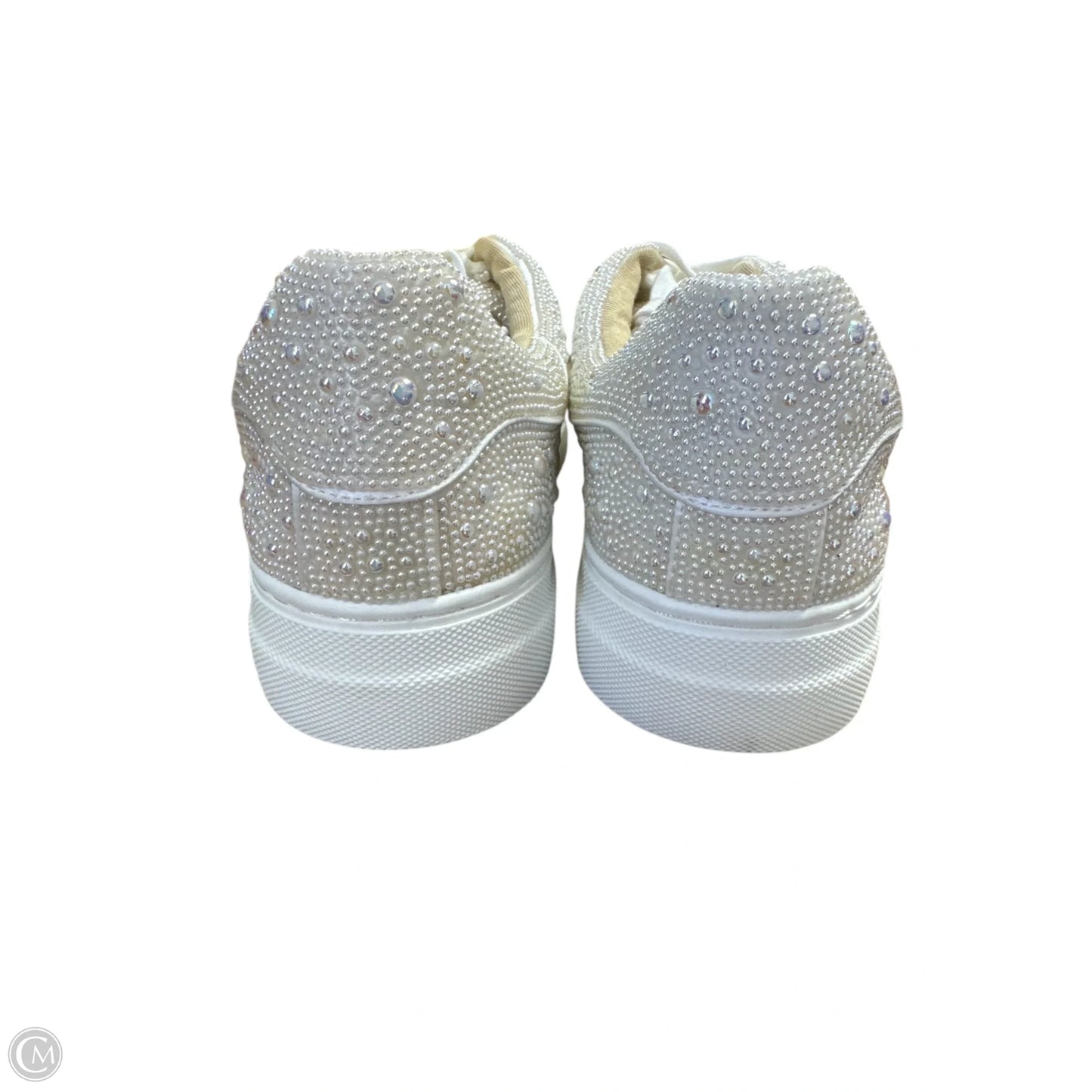 Shoes Sneakers Platform By Betsey Johnson In White, Size: 8.5