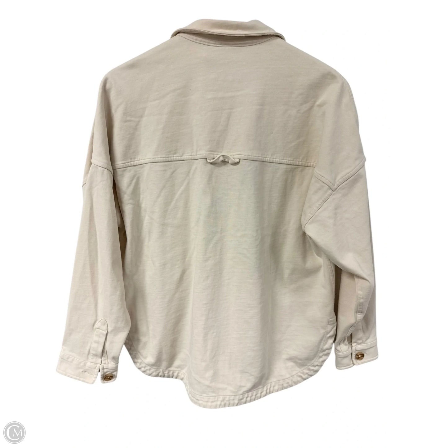 Jacket Shirt By Vuori In Cream, Size: Xs