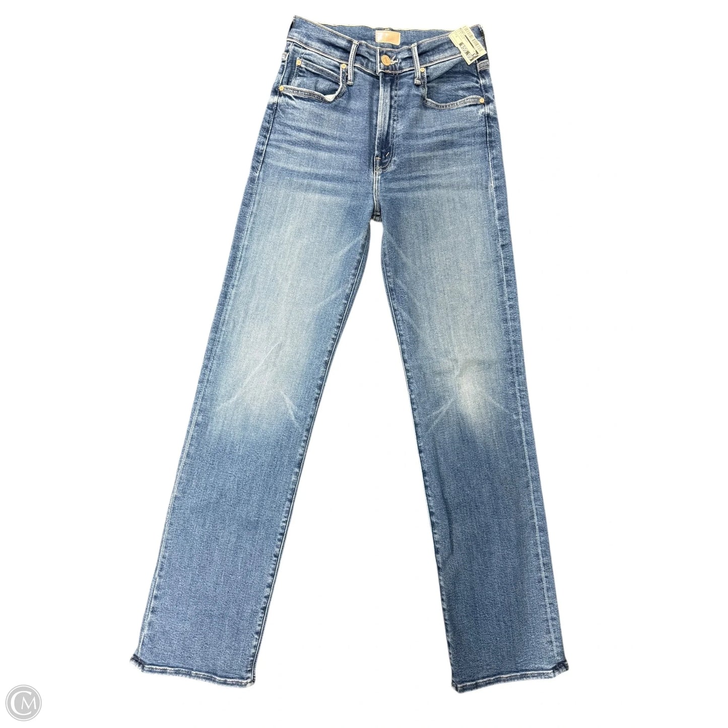 Jeans Straight By Mother In Blue Denim, Size: 2