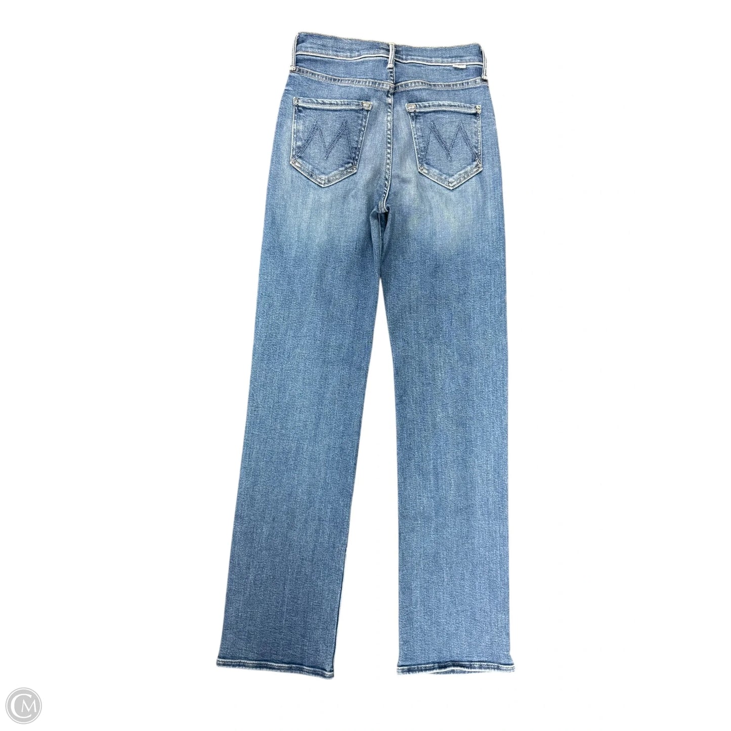 Jeans Straight By Mother In Blue Denim, Size: 2