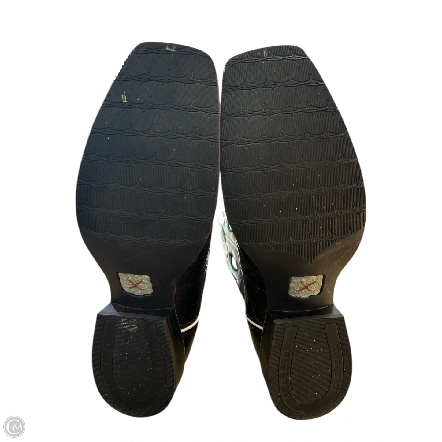 Boots Western By Cmb In Brown & Green, Size: 9