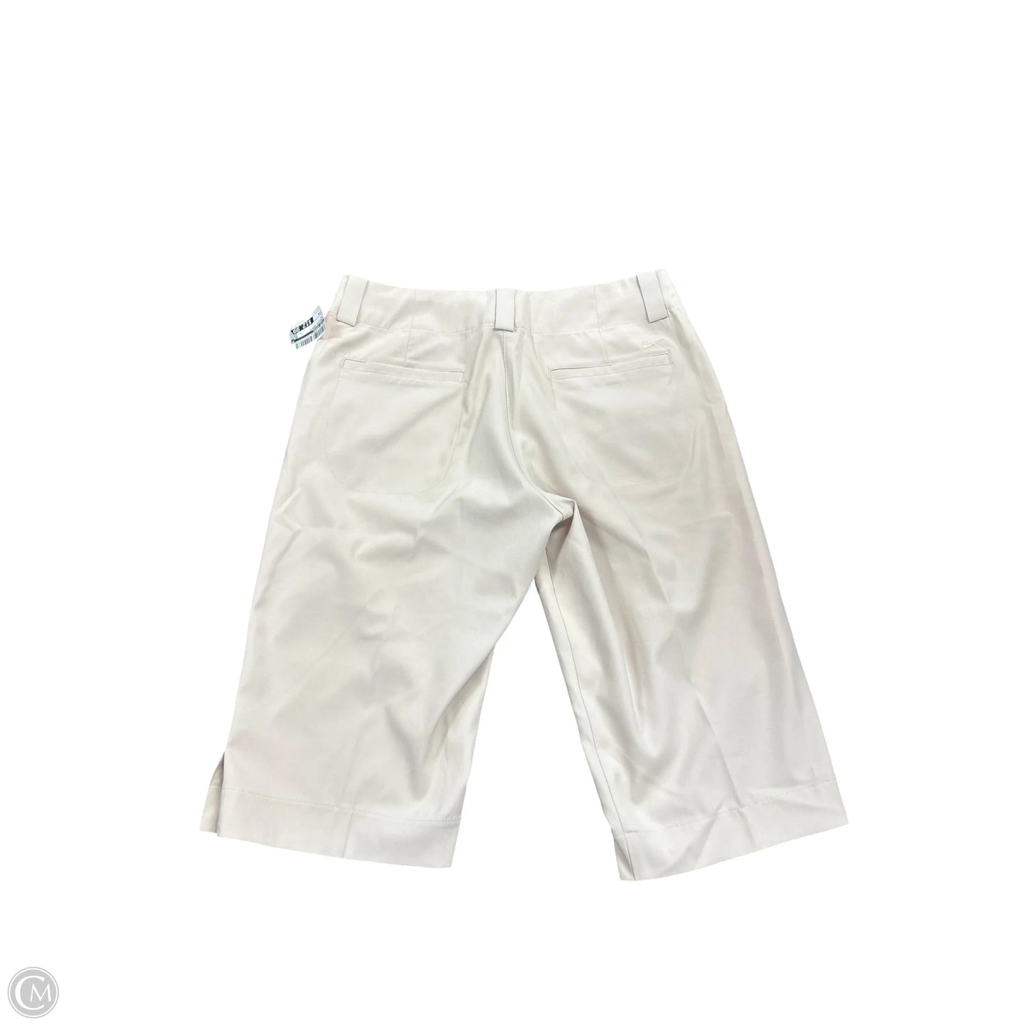 Athletic Shorts By Nike Apparel In Tan, Size: 6