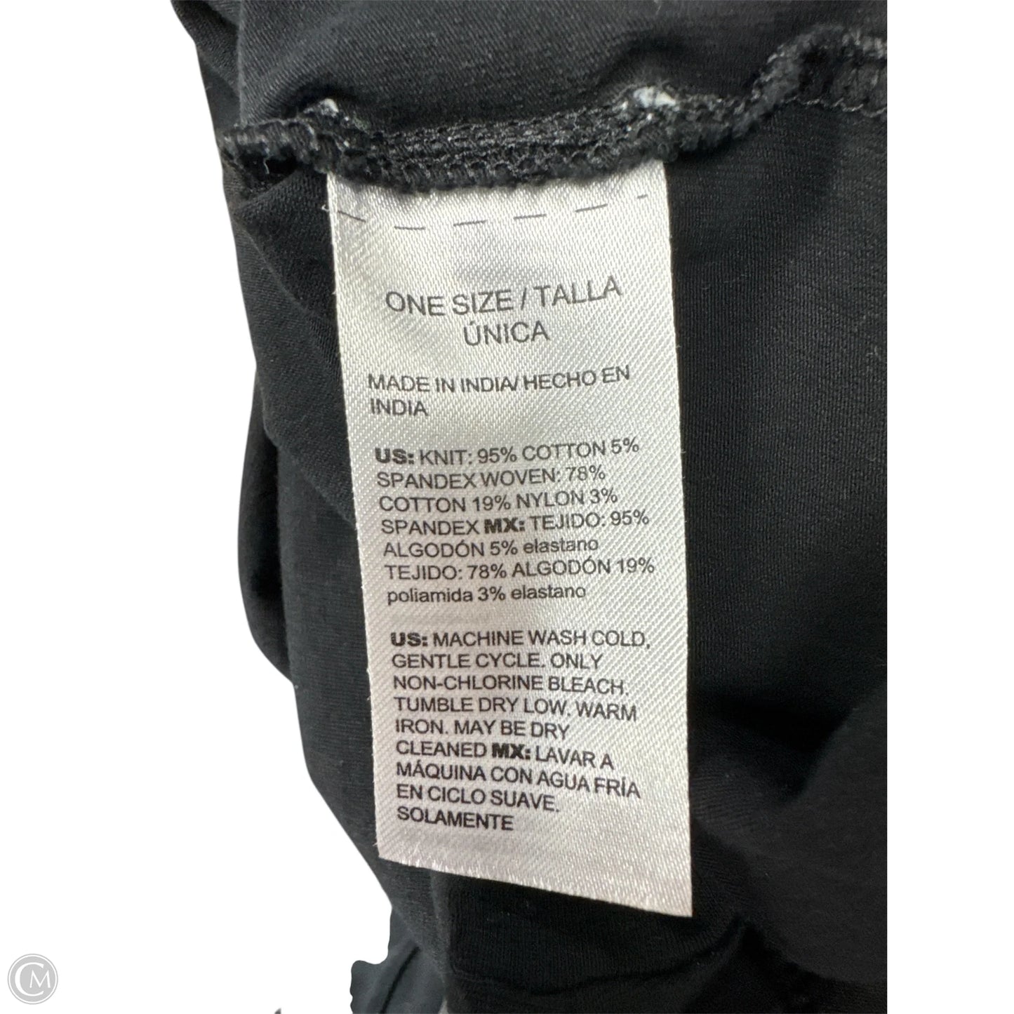 Top Short Sleeve By Chicos In Black, Size: S