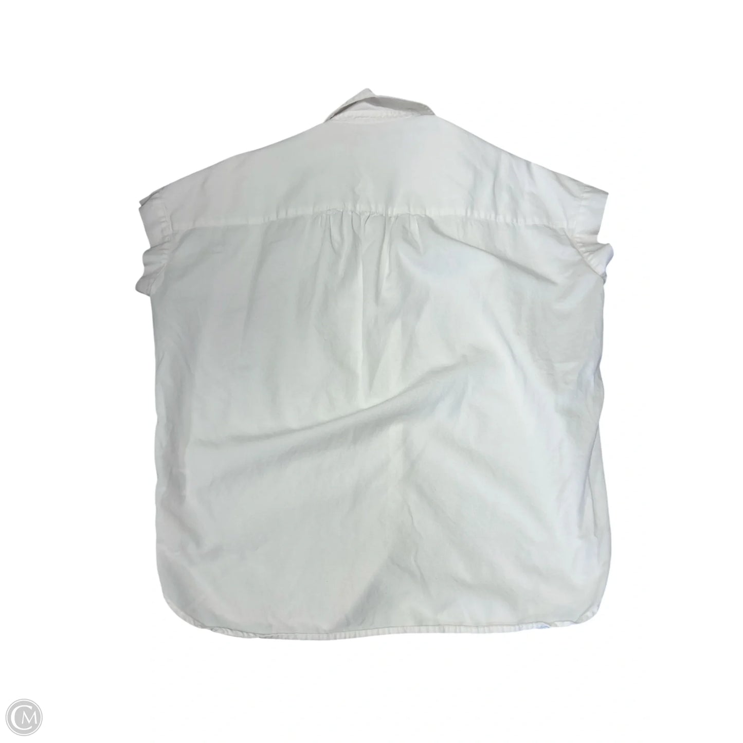 Blouse Short Sleeve By Madewell In White, Size: Xs