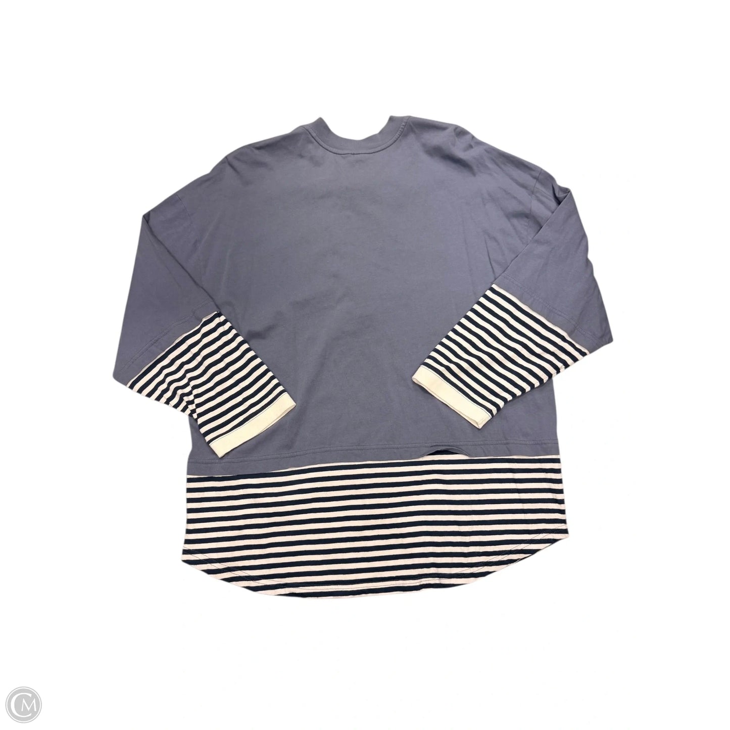Top Long Sleeve By Free People In Blue, Size: M
