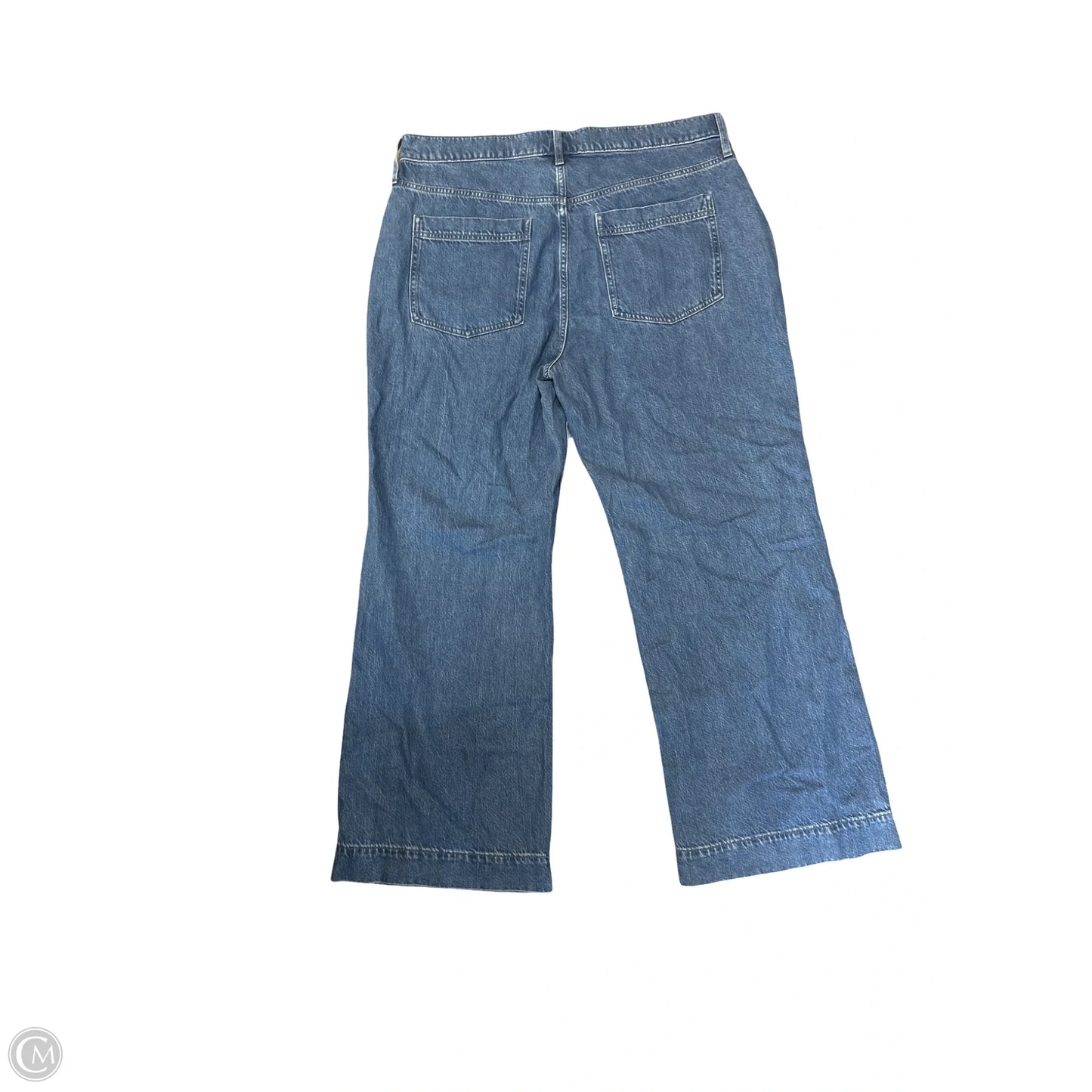 Jeans Wide Leg By J. Crew In Blue Denim, Size: 18