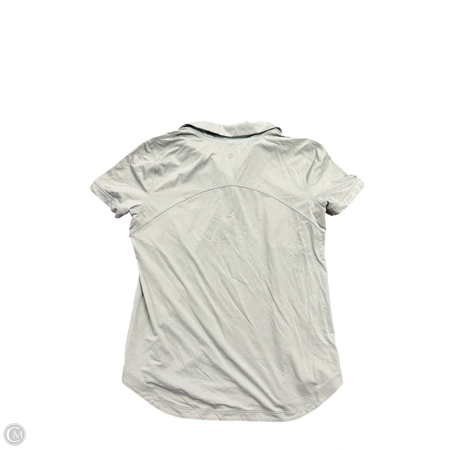 Athletic Top Short Sleeve By Lululemon In Green, Size: S
