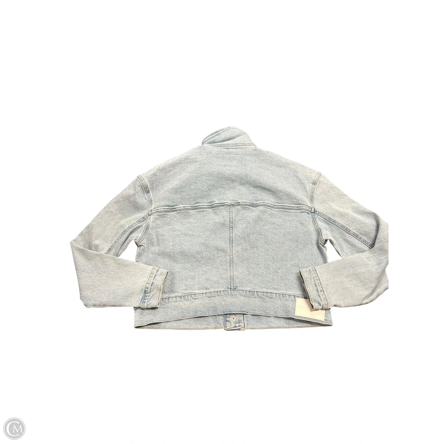 Jacket Denim By Dkny In Blue Denim, Size: S