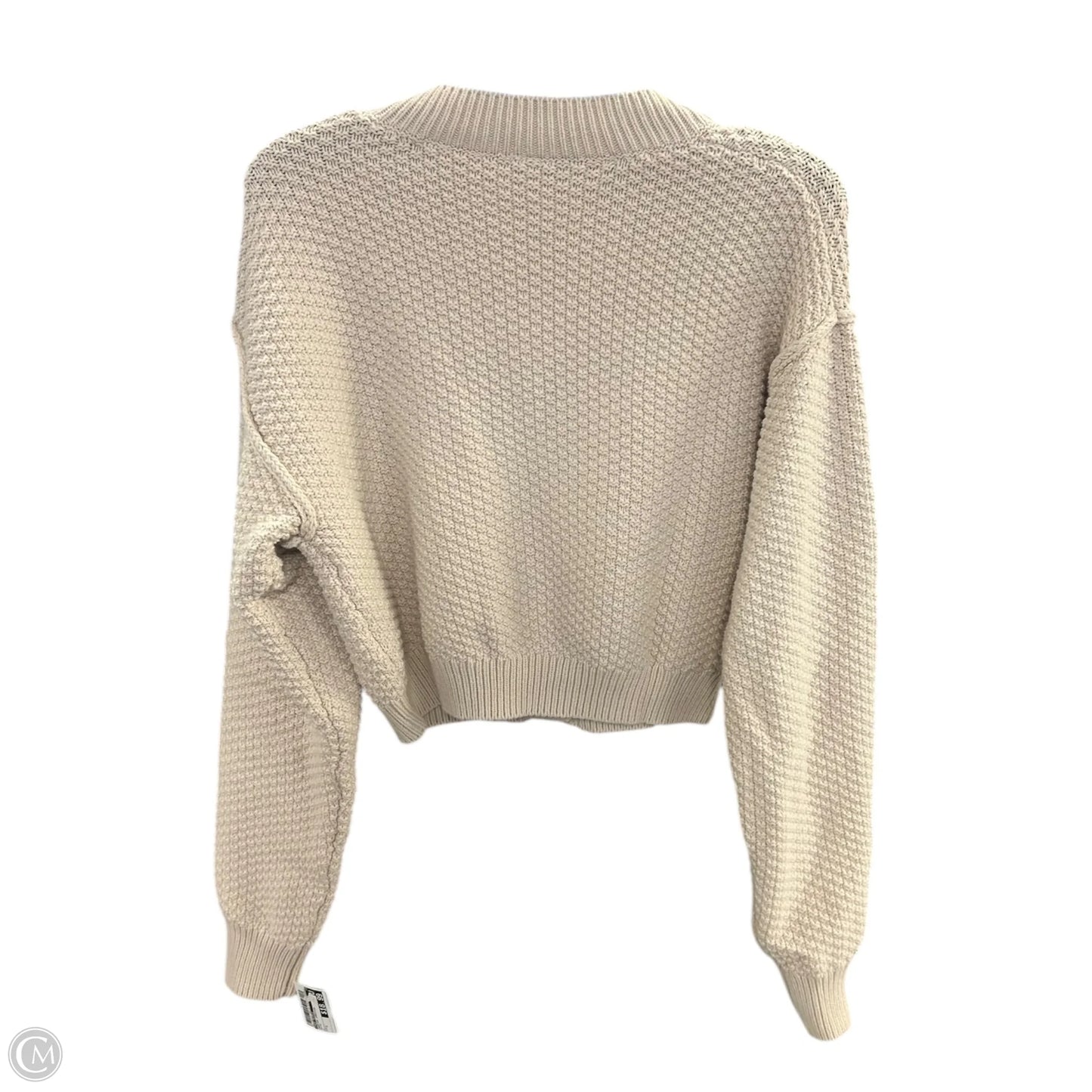 Sweater Cardigan By Free People In Beige, Size: S