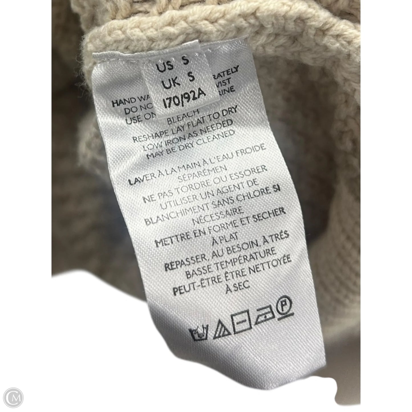 Sweater Cardigan By Free People In Beige, Size: S