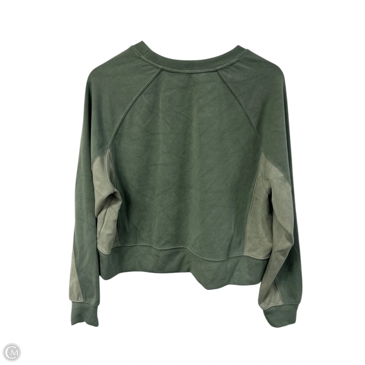 Sweatshirt Crewneck By Danskin In Green, Size: M
